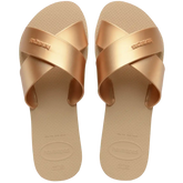 Women's Aqua Metallic Sandals